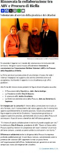 CONVENZIONE CON PROCURA NEWS BIELLA